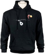 Carp´R´Us Mouthsnagger Hoody, size L, Black - Sweatshirt