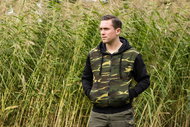 Tactical Carp Hoodie with Zip Camo - Sweatshirt