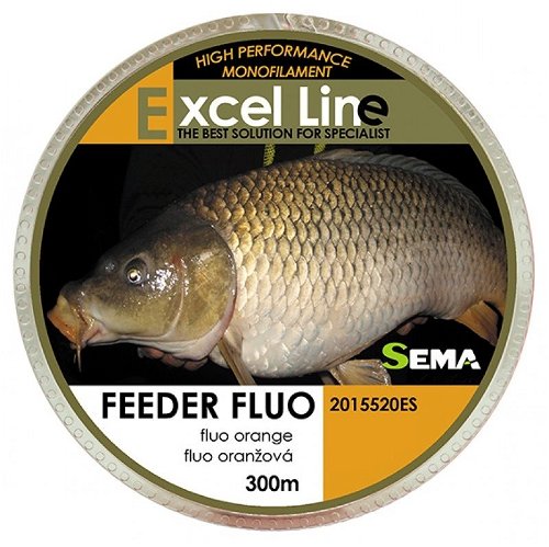 Sema Fishing Line Feeder Fluo 0.18mm 4.9kg 300m - Fishing Line