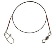 Cormoran 1x7 Wire Leader - Swivel and Snap Hook 6kg 30cm 2pcs - Cable