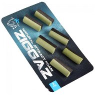 Nash Ziggaz Natural Foams, Black/Green, 6pcs - Pop-up foam