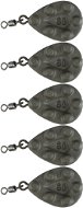 Suretti Lead Stubby with Eye and Swivel, 60g, Coloured, 5pcs - Lead