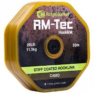 RidgeMonkey RM-Tec Stiff Coated Hooklink 35lb 20m Camo - Line
