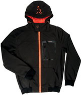 FOX Softshell Hoodie Black / Orange Size XXL - Jacket