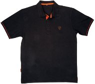 FOX Polo Shirt Black / Orange - T-Shirt