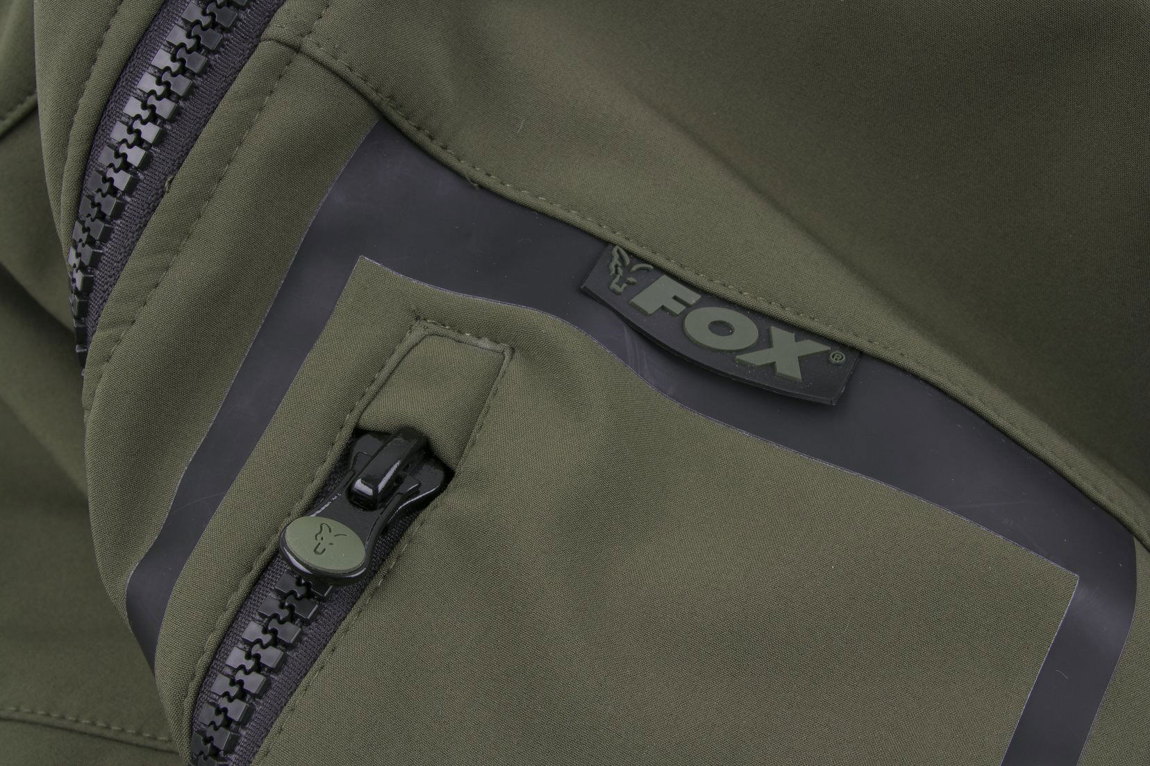 Fox green & black clearance softshell jacket