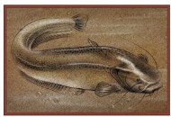 Delphin Retro catfish mat - Doormat