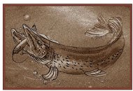 Delphin Retro Pike - Doormat