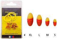 Delphin Two-colour silicone stopper XL 3pcs - Pellets