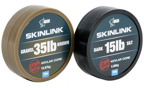 Nash SkinLink Stiff 25lb 10m Gravel Brown - Šňůra - Hlavní obrázek