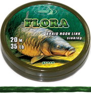 Katran Braided Hook Link Flora, 25lb, 11.4kg, 20m - Line