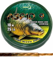 Katran Coated Braided Hook Link Aspid 9, 25lb, 11.4kg, 10m - Fishing Line