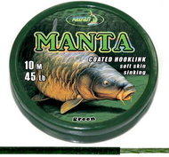 Katran Coated Braided Hook Link Manta, 45lb, 20.5kg, 10m, Green - Line