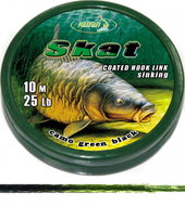 Katran Coated Braided Hook Link Skat, 25lb, 11.4kg, 10m - Line