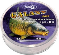 Katran Taper Mono Shock Leader Galaxy 0.26-0.47mm 5x12m Cast - Fishing Line