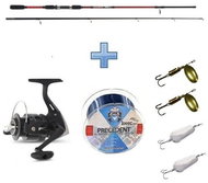 Saenger SensiTec Trout Spinning Set, 2.1m, 8-28g + FREE Line & Spinner - Fishing Kit 