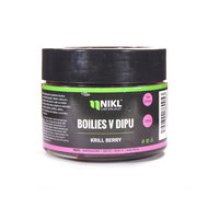 Nikl Boilies in dip Kril Berry 18+20mm 250g - Boilies