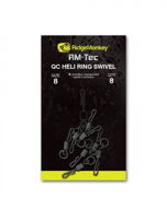 RidgeMonkey RM-Tec Quick Change Heli Ring Swivel, Size 8, 8pcs - Swivel