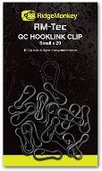 RidgeMonkey RM-Tec Quick Change Hooklink Clip Small 20ks - Klip na červy