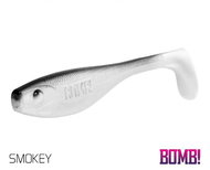 Delphin BOMB! Fatty 12cm Smokey, 5pcs - Rubber Bait