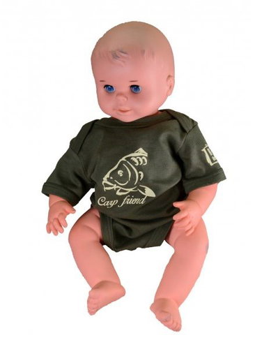 R-SPEKT Baby Body Carp Friend Khaki Size 6-12 months - Bodysuit for Babies - Main image