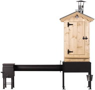 VLADEKO - Wooden smokehouse Master Smoker L with firebox - Smoker