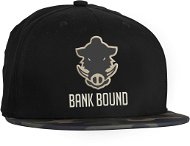 Prologic Bank Bound Flat Cap Black / Camo - Cap
