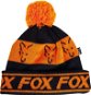 FOX Lined Bobble Hat Black/Orange - Čiapka