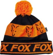 FOX Lined Bobble Hat Black/Orange - Sapka
