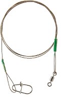 Cormoran 7x7 Wire Leader - Snivel and Corlock Snap Hook 13kg 30cm 2pcs - Cable