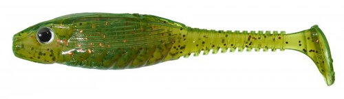 Gunki Grubby Shad 6cm 2.1g Motoroil Red, 10pcs - Rubber Bait - Main image