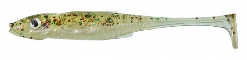 Gunki Whiz 5cm 0,7g Brown Sugar Green & Red Flake, 12pcs - Rubber Bait - Main image