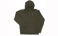 FOX Collection Green & Silver Lightweight Hoodie, size L - Sweatshirt
