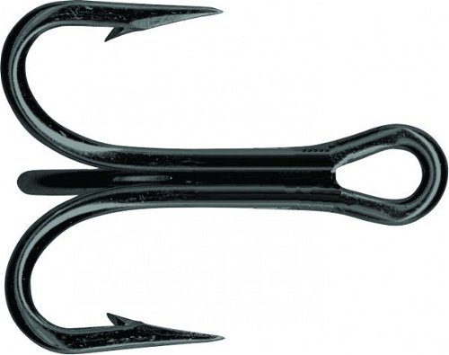 Mustad Super Strong Catfish Treble Hook, Size 3/0, 5pcs - Triple-Hook