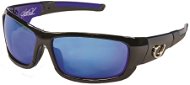Mustad HP Polarized Sunglasses Black Frame + Smoke Lens with Blue Revo - Cycling Glasses