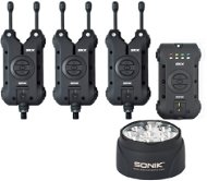 Sonik SKX 3+1 Alarm + Bivvy Lamp - Sada signalizátorov
