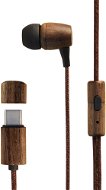 Energy Sistem Earphones Eco Walnut Wood - Fej-/fülhallgató