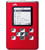 Sony NW-HD5/R červený (red), 20 GB, MP3/ WMA/ WAV/ ATRAC3 přehrávač, hliník, USB2.0 disk, sluchátka - MP3 Player
