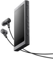 Sony Hi-Res WALKMAN NW-A35 Black + MDR-EX750 Headphones - MP3 Player
