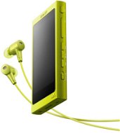 Sony Hi-Res WALKMAN NW-A35 Gelb + Kopfhörer MDR-EX750 - MP3-Player