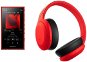 Sony MP4 16GB NW-A105L červený + Sony Hi-Res WH-H910N červeno-čierne - Set