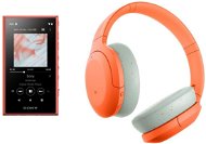 Sony MP4 16GB NW-A105L oranžový + Sony Hi-Res WH-H910N oranžovo-sivé - Set