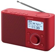 Sony XDR-S61D piros hordozható rádió - Rádió