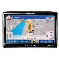 Panasonic Strada CN-GP50N - GPS do auta s 3D navigací, 5" LCD, 2GB/ GPS (SiRF III)/ SD, BT, držák, m - GPS Navigation