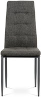 Nejlevnější nábytek - Jídelní židle Boone, šedá látka/kov matný antracit - Jídelní židle
