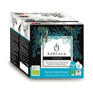 Kabioca ORGANIC Compostable Coffee Capsules for Nespresso Ristretto 50 pcs - Kávové kapsle