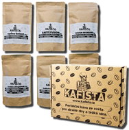Kafista Coffee tasting package, tasting of blends from Italy 6 × 50 g (300 g) - Gift Crate