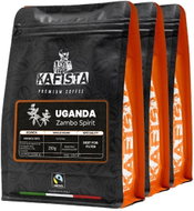 Kafista "Uganda Zambo Spirit" - 100% Arabica - Coffee Beans, Roasted in Italy 3 × 250g - Coffee