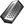 Double-sided grater with collection container, stainless steel/plastic, black