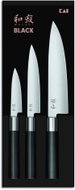 KAI Wasabi Black 3-piece knife set (6710P, 6715U, 6720C) - Knife Set